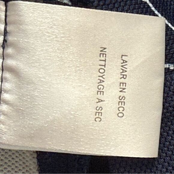 Donna Morgan Navy Geometric Print Sheath Dress – Size 2P Petite - Picture 6 of 7